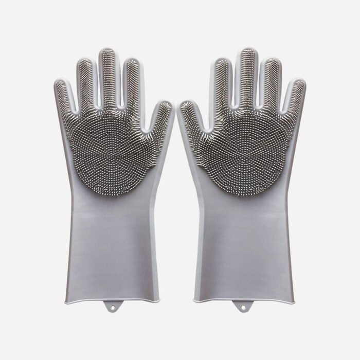 Silicone Glove Cleaning Sponge, Dishwashing Gloves - 图片 4