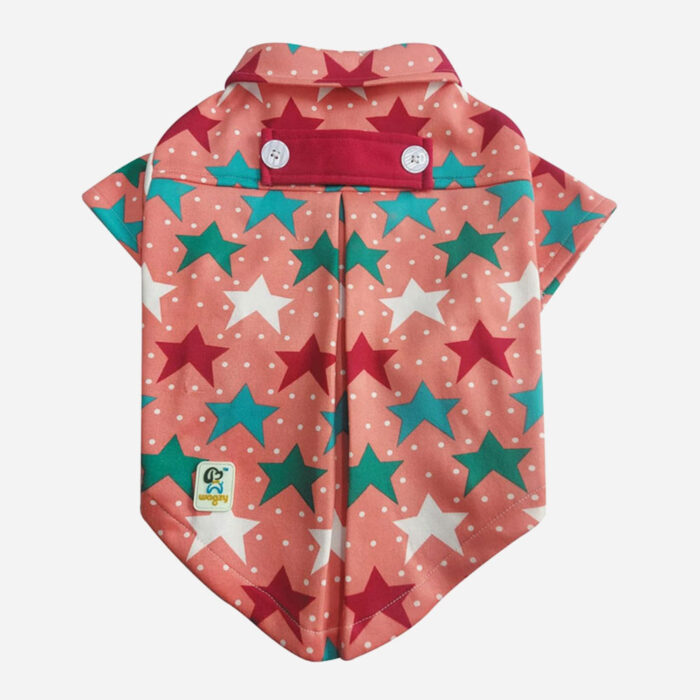WAGZY Star Theme Printed Winter Sweater Jacket - 图片 2