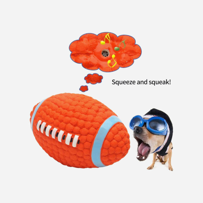 Pet Dog Sport Rugby Teething Toys for Puppies - 图片 2