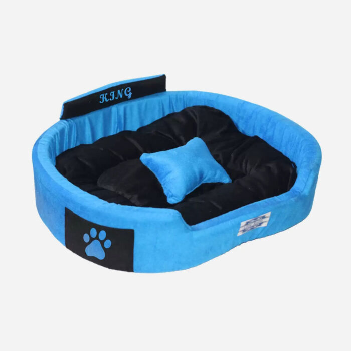 Reversable Pink-Black Color Round Shape Bed For Dog - 图片 3