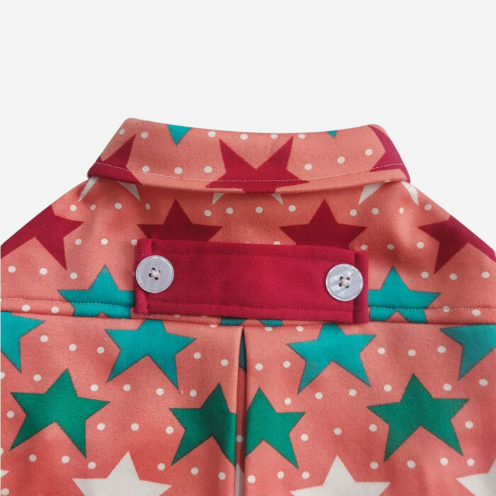 WAGZY Star Theme Printed Winter Sweater Jacket - 图片 4