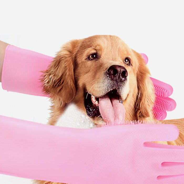 Silicone Glove Cleaning Sponge, Dishwashing Gloves - 图片 3